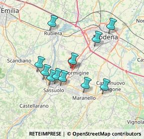Mappa Via Mariano, 41043 Formigine MO, Italia (6.59)