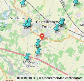 Mappa Via Piero Gobetti, 41013 Castelfranco Emilia MO, Italia (2.42833)