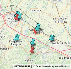 Mappa Via Piero Gobetti, 41013 Castelfranco Emilia MO, Italia (8.0875)