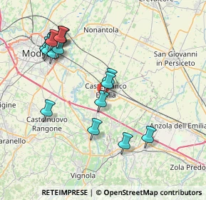 Mappa Via Piero Gobetti, 41013 Castelfranco Emilia MO, Italia (8.7755)