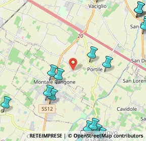 Mappa Strada S. Martino di Mugnano, 41051 Modena MO, Italia (3.3955)