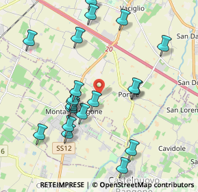 Mappa Strada S. Martino di Mugnano, 41051 Modena MO, Italia (2.125)