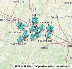 Mappa Strada S. Martino di Mugnano, 41051 Castelnuovo Rangone MO, Italia (9.49867)