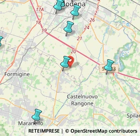 Mappa Strada S. Martino di Mugnano, 41051 Modena MO, Italia (6.33417)
