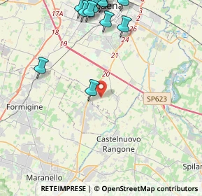 Mappa Strada S. Martino di Mugnano, 41051 Modena MO, Italia (6.17647)