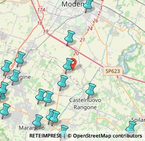 Mappa Strada S. Martino di Mugnano, 41051 Modena MO, Italia (6.355)