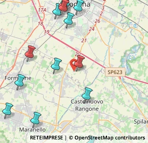 Mappa Strada S. Martino di Mugnano, 41051 Modena MO, Italia (5.85667)