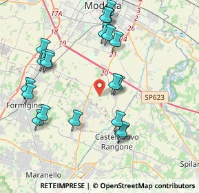 Mappa Strada S. Martino di Mugnano, 41051 Castelnuovo Rangone MO, Italia (4.404)