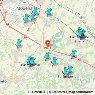 Mappa Strada Vignolese, 41126 Modena MO, Italia (5.404)