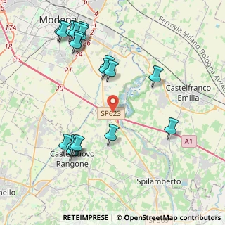 Mappa Strada Vignolese, 41126 Modena MO, Italia (4.82789)