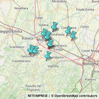 Mappa Strada Vignolese, 41126 Modena MO, Italia (9.94154)