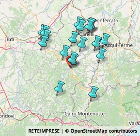 Mappa 12074 Cortemilia CN, Italia (13.079)