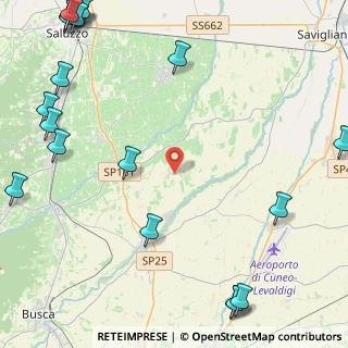 Mappa Via la prata, 12020 Villafalletto CN, Italia (7.3015)