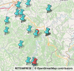 Mappa Via Molino, 12050 Castino CN, Italia (9.7525)