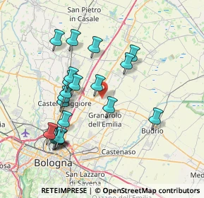 Mappa Via Scuole, 40057 Granarolo dell'Emilia BO, Italia (7.3775)