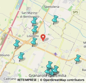 Mappa Via Scuole, 40057 Granarolo dell'Emilia BO, Italia (2.55)