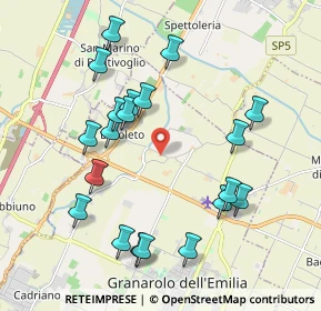 Mappa Via Scuole, 40057 Granarolo dell'Emilia BO, Italia (2.0905)