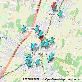 Mappa Via San Giacomo, 41043 Formigine MO, Italia (0.927)