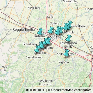 Mappa Via San Giacomo, 41043 Formigine MO, Italia (10.66059)