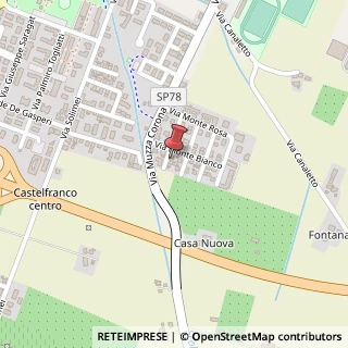 Mappa Via Adamello, 3, 41013 Castelfranco Emilia, Modena (Emilia Romagna)
