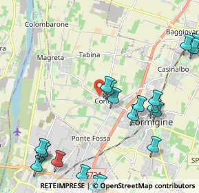 Mappa Via Antonio Meucci, 41043 Formigine MO, Italia (2.7785)