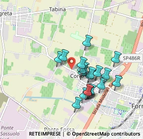 Mappa Via Antonio Meucci, 41043 Formigine MO, Italia (0.7445)