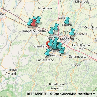 Mappa Via Macina, 42013 Casalgrande RE, Italia (10.97125)