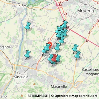 Mappa Via Corassori, 41043 Formigine MO, Italia (2.98)