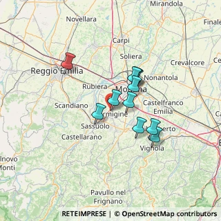 Mappa Via Corassori, 41043 Formigine MO, Italia (10.12)