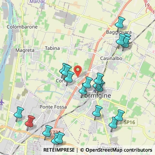 Mappa Via Alessandro Volta, 41043 Formigine MO, Italia (2.56)