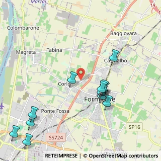 Mappa Via Alessandro Volta, 41043 Formigine MO, Italia (2.4275)