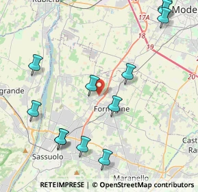 Mappa Via Alessandro Volta, 41043 Formigine MO, Italia (5.09)