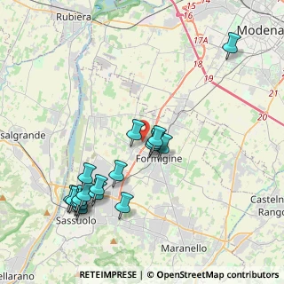 Mappa Via Alessandro Volta, 41043 Formigine MO, Italia (4.33778)