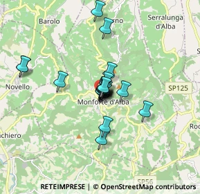 Mappa Via Ospedale s, 12065 Monforte d'Alba CN, Italia (1.0935)