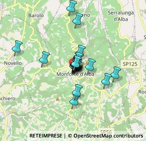 Mappa Via Ospedale s, 12065 Monforte d'Alba CN, Italia (1.044)