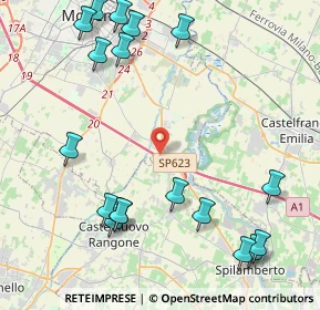 Mappa Str. Gherbella, 41126 San Donnino MO, Italia (5.45556)