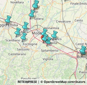 Mappa Str. Gherbella, 41126 San Donnino MO, Italia (18.15357)