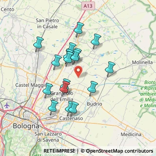 Mappa Via Luzzo, 40054 Budrio BO, Italia (6.51824)