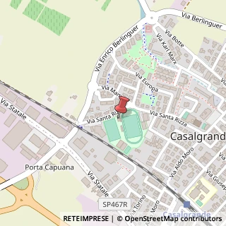Mappa Via Santa Rizza, 15, 42013 Casalgrande, Reggio nell'Emilia (Emilia Romagna)