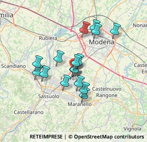 Mappa Via Divisione Acqui, 41043 Formigine MO, Italia (5.28412)