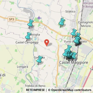 Mappa Via Passo Pioppe, 40013 Castel Maggiore BO, Italia (2.4135)