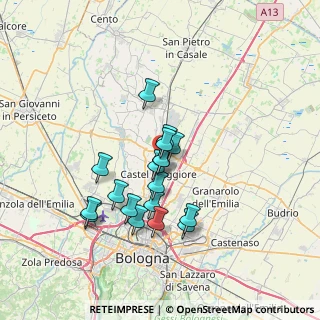 Mappa Via Don Francesco Pasti, 40050 Funo BO, Italia (5.81278)