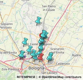 Mappa Via Don Francesco Pasti, 40050 Argelato BO, Italia (5.81278)