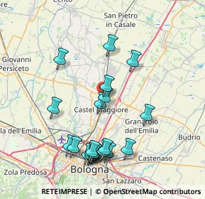 Mappa Via Don Francesco Pasti, 40050 Funo BO, Italia (8.108)