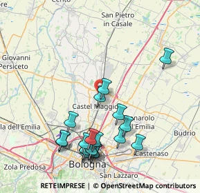 Mappa Via Don Francesco Pasti, 40050 Funo BO, Italia (8.821)