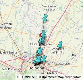 Mappa Via Don Francesco Pasti, 40050 Funo BO, Italia (7.083)