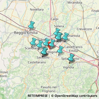 Mappa Formigine, 41043 Casinalbo MO, Italia (9.50867)