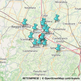 Mappa Formigine, 41043 Casinalbo MO, Italia (9.63214)