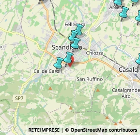 Mappa Via D. Bedroni, 42019 Scandiano RE, Italia (2.98615)