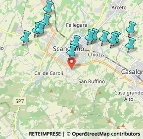 Mappa Via D. Bedroni, 42019 Scandiano RE, Italia (2.34786)